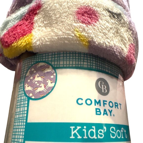 Comfort Bay Kids Soft Throw Blanket 40" X 50" Assort Colors & Designs Polyester - Picture 3 of 5